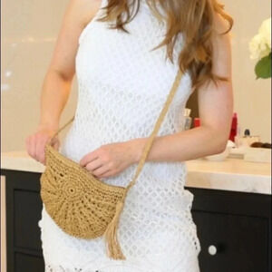 Straw crossbody